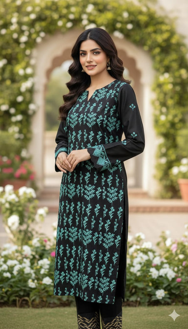 FAIRY CLOTHES -2PC EMBROIDED LAWN DRESS - FCO-31