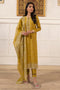 CROSS STITCH -3PC EMBROIDED LAWN DRESS WITH EMBROIDED CHIFFON DUPATTA- EL-35