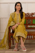 CROSS STITCH -3PC EMBROIDED LAWN DRESS WITH EMBROIDED CHIFFON DUPATTA- EL-35