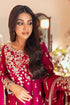 SUNNiA MANAHiL - 3pc Heavy Embroidered Dhanak Stuff - FW- 19