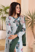 FEATHERS -3PC PRINTED LAWN DRESS WITH SILK DUPATTA- FCP-51
