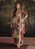 ZAINAB CHOTANI-3PC SHAMOZE SILK PRINTED EMBROIDERED SHIRT WITH SOFT SILK PRINTED EMB DUPATTA & EMB TROUSER FS-3