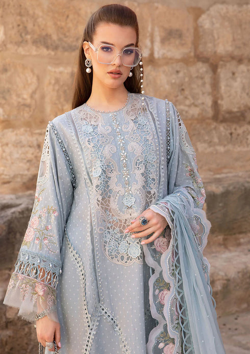 FAIRY CLOTHES -3PC EMBROIDED LAWN DRESS WITH COTTON NET EMBROIDERED DUPPATA - FCO-28