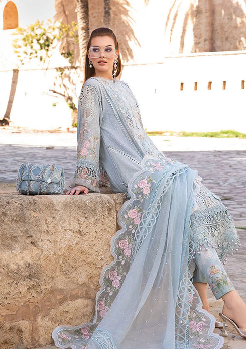 FAIRY CLOTHES -3PC EMBROIDED LAWN DRESS WITH COTTON NET EMBROIDERED DUPPATA - FCO-28