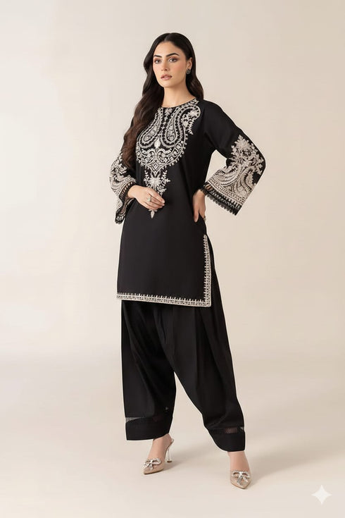 FAIRY CLOTHES -2PC EMBROIDED LAWN DRESS - FCO-26