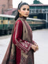 ZARA SHAHJAHAN -3PC EMBROIDERED MARINA DRESS WITH PRINTED MARINA WOOL SHAWL- FW-91