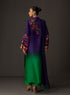 ZAINAB CHOTTANI-3PC SHAMOZE SILK TYE&DYE EMB SHIRT WITH SOFT SILK PRINTED DUPATTA & TROUSER FC-5