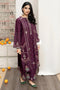 URGE -2PC EMBROIDERED DHANAK DRESS WITH DHANAK DYED TROUSER- FW-78
