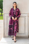 BAROQUE -3PC PRINTED KARANDI WITH PRINTED KARANDI SHAWL-FW-92