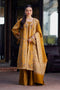 NISHAT-3PC KHADDAR EMBROIDERED SHIRT WITH COURTRAI PRINTED SHAWL & TROUSER