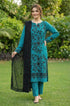 FAIRY CLOTHES-3PC EMBROIDED LAWN DRESS WITH EMBROIDED CHIFFON DUPATTA- FCO-47