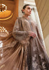Fairy Clothes -EMBROIDED CUTWORK LINEN DRESS WITH FOUR SIDE EMBROIDED SILK DUPATTA FN-143
