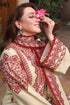 ASIM JOFA-3PC DHANAK EMBROIDERED SHIRT WITH DHANAK EMBROIDERED SHAWL & TROUSER-FW-15