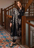 ZAHA -3PC EMBROIDERED DHANAK DRESS WITH EMBROIDERED DHANAK DUPATTA- FW-197