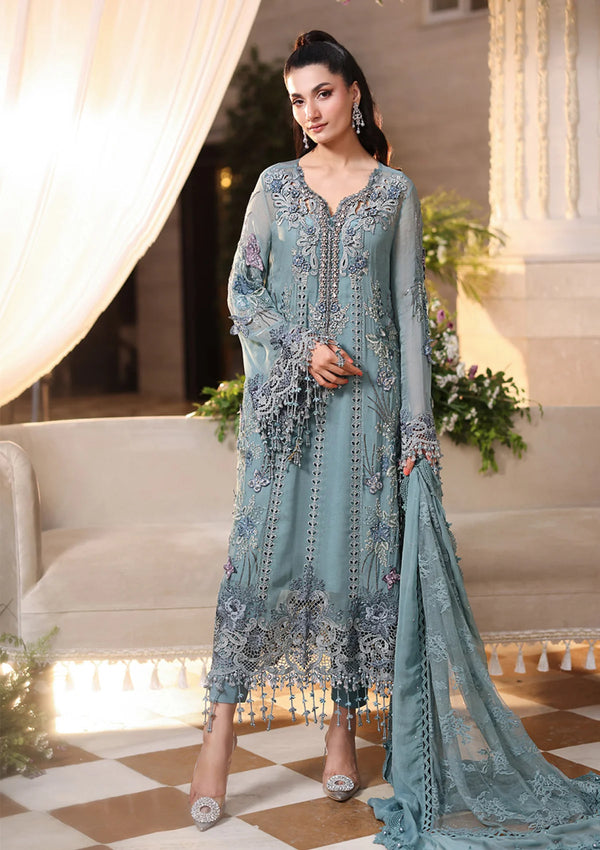 FAIRY CLOTHES -3PC EMBROIDED LAWN DRESS WITH SILK EMBROIDERED DUPPATA - FCO-20 BR-1501