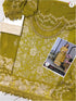 AZURE -3PC FULLY EMBROIDERED FANCY CHIFFON DRESS WITH HEAVY EMBROIDERED CHIFFON DUPATTA- FPW-27
