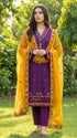 AIRY CLOTHES -3PC EMBROIDED LAWN DRESS WITH EMBROIDED CHIFFON DUPATTA- FCO-33