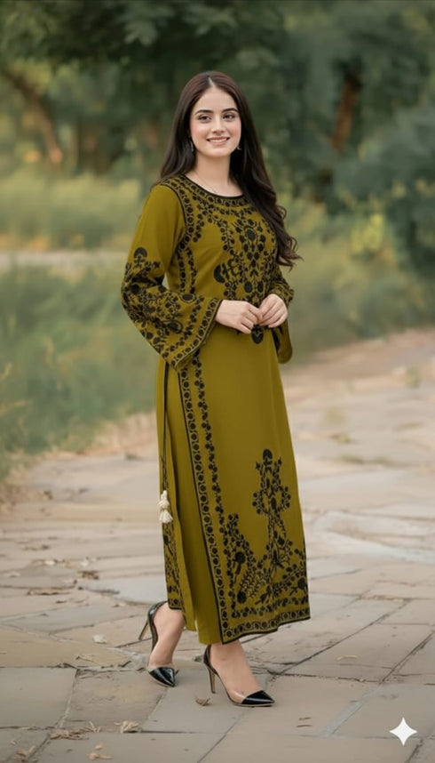 FAIRY CLOTHES -2PC EMBROIDED LAWN DRESS - FCO-19