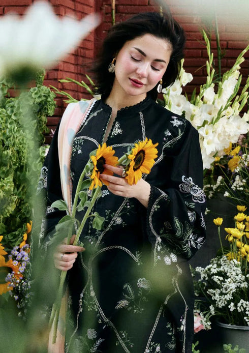 COCO BY ZARA SHAHJAHAN LAWN EMBROIDERED SHIRT WITH PRINTED MONAR DUPPATA CZS-01