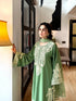AYRA -3PC EMBROIDED LAWN DRESS WITH EMBROIDED CHIFFON DUPATTA- FCO-54