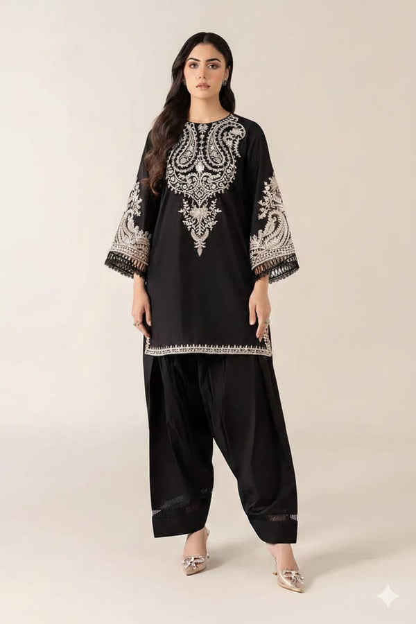 FAIRY CLOTHES -2PC EMBROIDED LAWN DRESS - FCO-26