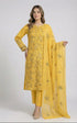 FAIRY CLOTHES-3PC EMBROIDED LAWN DRESS WITH EMBROIDED CHIFFON DUPATTA- FCO-46