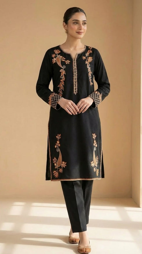 FAIRY CLOTHES -2PC EMBROIDED LAWN DRESS - FCO-15