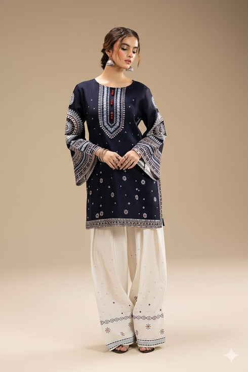 FAIRY CLOTHES -2PC EMBROIDED LAWN DRESS - FCO-40