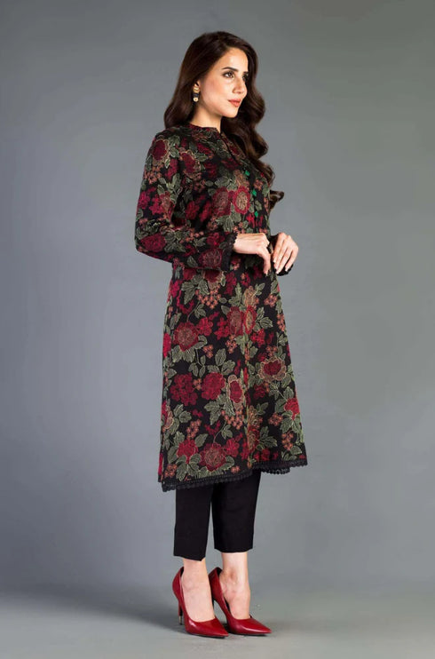 BAREEZE -3PC EMBROIDED LAWN DRESS WITH EMBROIDED CHIFFON DUPATTA- FCO-145