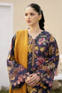 BAROQUE -3PC PRINTED KARANDI WITH PRINTED KARANDI SHAWL- FW-98
