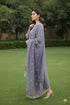 AIRY CLOTHES -3PC EMBROIDED LAWN DRESS WITH EMBROIDED ORGANZA DUPATTA- FCO-39