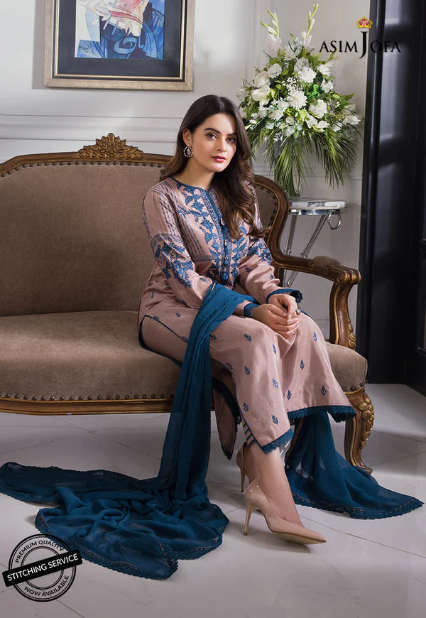 asim jofa blue dress Asim Jofa | Navy Blue main image 0