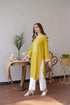 AISLING -3PC EMBROIDERED DHANAK DRESS WITH DHANAK WOOL SHAWL- FW-87