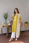 AISLING -3PC EMBROIDERED DHANAK DRESS WITH DHANAK WOOL SHAWL- FW-87