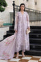 MARIA B -3PC FULLY EMBROIDERED CUTWORK LAWN DRESS WITH 4 SIDE LACED SILK DUPATTA- FN-09 BR 1517