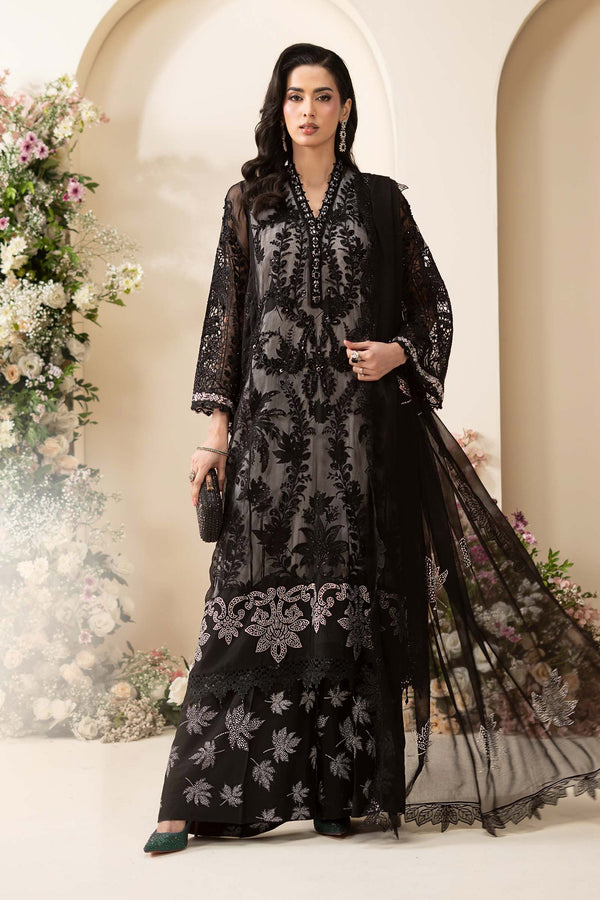 FAIRY CLOTHES -EMBROIDED CUTWORK LINEN DRESS WITH FOUR SIDE EMBROIDED COTTON DUPATTA FN-BR-1522