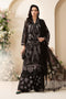 FAIRY CLOTHES -EMBROIDED CUTWORK LINEN DRESS WITH FOUR SIDE EMBROIDED COTTON DUPATTA FN-BR-1522