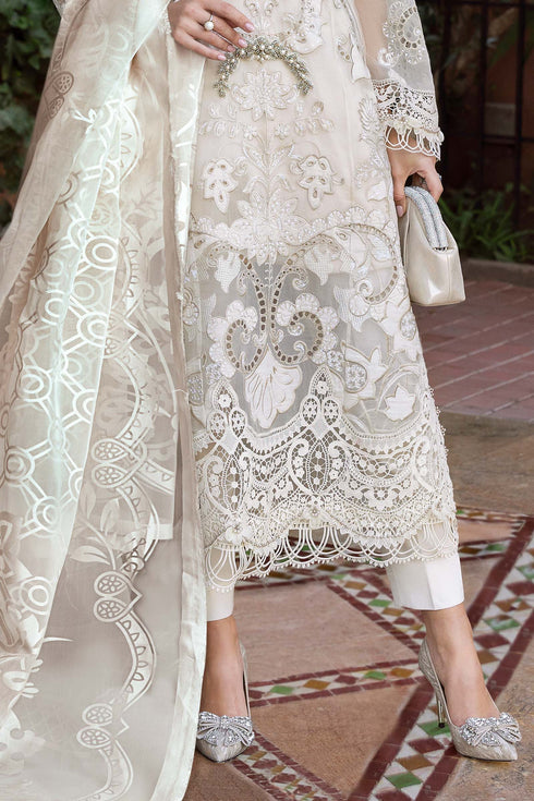 FAIRY CLOTHES -3PC EMBROIDED LAWN DRESS EMBROIDERED BARNOUT DUPPATA - FCO-41 BR 1440
