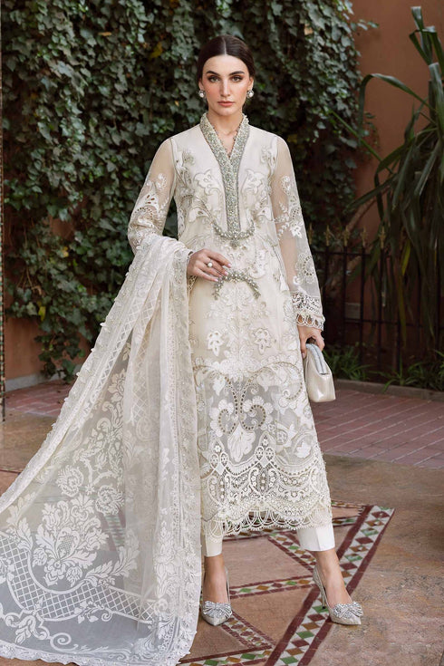 FAIRY CLOTHES -3PC EMBROIDED LAWN DRESS EMBROIDERED BARNOUT DUPPATA - FCO-41 BR 1440