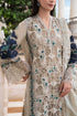 MARIA B - LAWN EMBROIDERED SHIRT WITH BARNOUT EMBROIDERED DUPPATA BR-1507 GREY