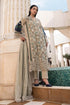 MARIA B - LAWN EMBROIDERED SHIRT WITH BARNOUT EMBROIDERED DUPPATA BR-1507 GREY