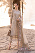 MARIA B -3PC FULLY EMBROIDERED CUTWORK LAWN DRESS WITH COTTON NET EMBROIDERED DUPATTA FCF-002