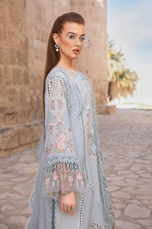 FAIRY CLOTHES -3PC EMBROIDED LAWN DRESS WITH COTTON NET EMBROIDERED DUPPATA - FCO-28
