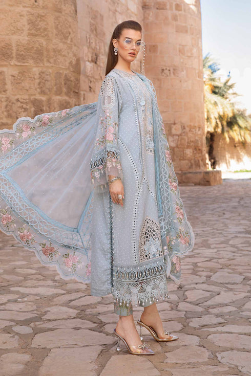 FAIRY CLOTHES -3PC EMBROIDED LAWN DRESS WITH COTTON NET EMBROIDERED DUPPATA - FCO-28