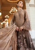 Fairy Clothes -EMBROIDED CUTWORK LINEN DRESS WITH FOUR SIDE EMBROIDED SILK DUPATTA FN-143