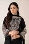 MARIA B- 3PC DHANAK EMBROIDERED SHIRT WITH DHANAK DYED SHAWL - FW-138