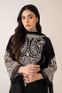 MARIA B- 3PC DHANAK EMBROIDERED SHIRT WITH DHANAK DYED SHAWL - FW-138