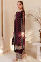 MARIA.B -3PC EMBROIDERED FANCY VELVET DRESS WITH BROSHIA NET DUPATTA- FPW-49