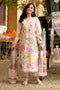 ANEELAS-3PC LAWN EMBROIDERED SHIRT WITH KHAADI NET PRINTED DUPATTA & EMB TROUSER FCO-281