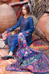 MARIA.B - 3PC EMBROIDERED DHANAK DRESS WITH DHANAK WOOL SHAWL- FW-120